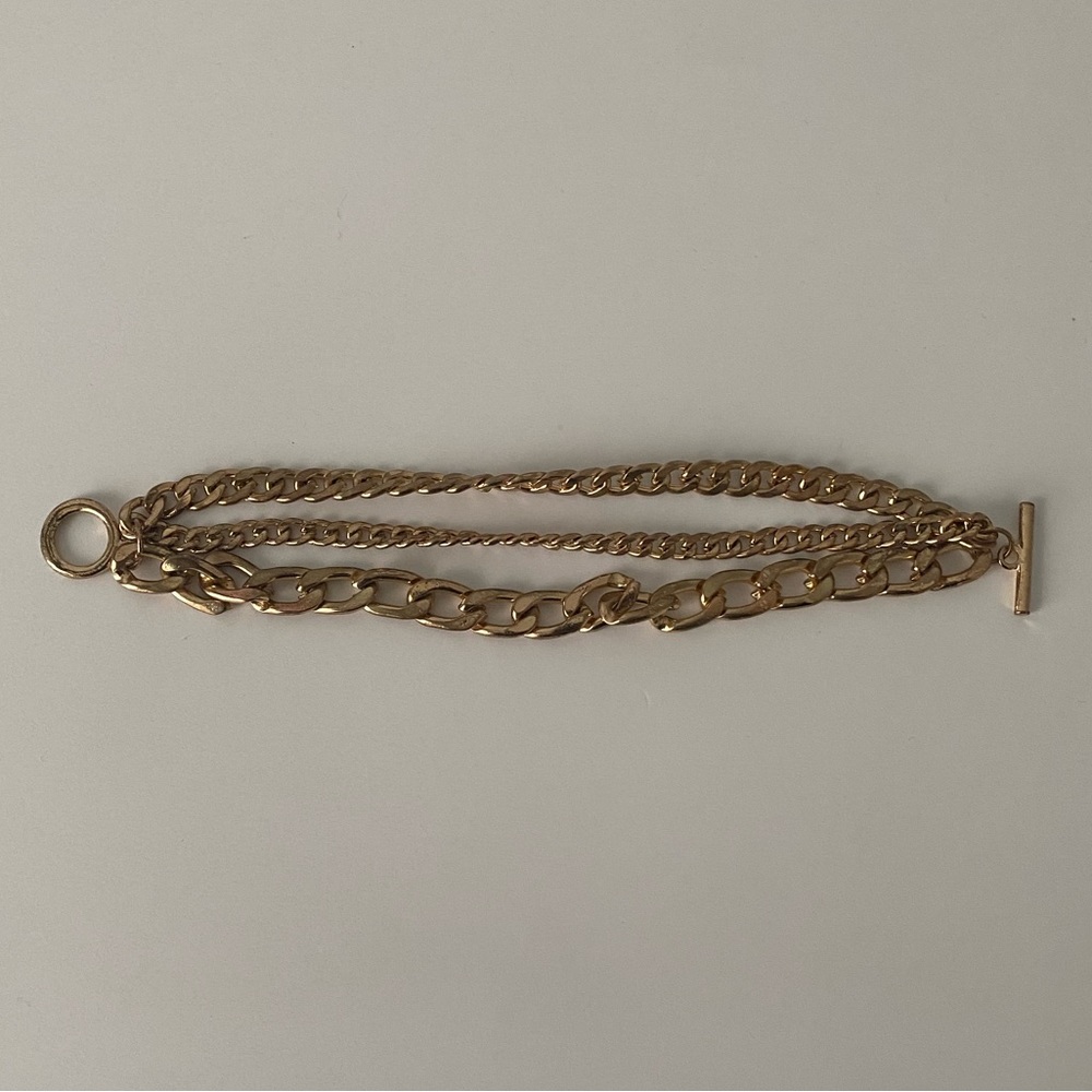 Chunky Trio Link Bracelet
